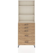 Arges Dolap 3 Raflı 5 Çekmeceli 88x30x243 Aytaşı-çam Aytaşı Arges Dolap 3 Raflı 5 Çekmeceli 88x30x243 Aytaşı-çam Aytaşı