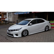 Toyota Corolla Marşpiyel Seti, Boyasız, Abs Plastik, 2013+