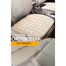 Premium Oto Koltuk Minderi Seti Sırtlıksız Bej