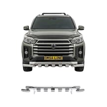 Toyota Hilux Shark 2015-2026 Uyumlu Araca Özel Ön Koruma 76mm Krom