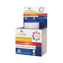 Multivital Plus Kedi Ve Köpekler İçin Multivitamin Mineral Amino Asit İçeren 60 Tablet