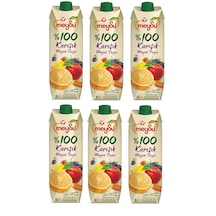 Meysu %100 Karışık Meyve Suyu 1 Lt X 6 Adet