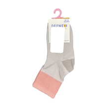 Defne Baby Bebek Çorabı K006-24 Açık Gri