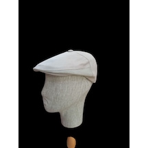 Bay Yazlık Kasket Köylü Kasketi Yöresel Şapka Gri 53 Cm