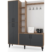 Berlin Portmanto - Atlas Çam - Antrasit