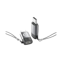 Piili Type-c - Lightning Jt207 Dönüştürücü Gri