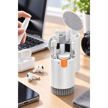 10 Adet Elektronik Temizleme Kiti 20'si 1 Çok Fonksiyonlu Temizleyici Depolama Kutulu Ekran Klavye Kulaklık Airpods İphone İpad Laptop Kamera Cleaner Cleaning Kit