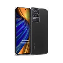 Xiaomi Poco F4 İçin Kılıf Transparent Soft Şeffaf Poco F4 İle Uyumlu Kılıf - Şeffaf