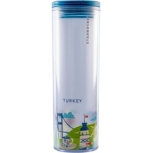 Starbucks Şehir Temalı Termos - Türkiye Istanbul 473 Ml Mavi