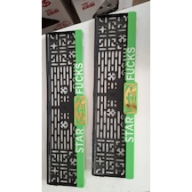 Star Fucks Takmatik Standart Plakalık 2li