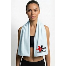 Sports Dijital Baskılı 50x100 Cm Spor Havlusu Sport6 Turkuaz