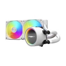 Fsp Ae24-w Beyaz 240mm 1851p/1700p/am5/am4 Sıvı Soğutmalı Cpu Fan Rgb-222899