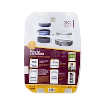 Dolap Içi Düzenleyici Çok Katlı Raf 1 Adet Plastik 30 X 30 Beyaz Diğer