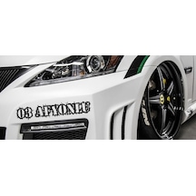 Afyonlu 03 Plaka Araba Oto Sticker Yapıştırma 2 Adet