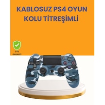 Ps4 Kablosuz Oyun Kolu Gecikmesiz Bağlantılı Ergonomik Tasarımlı Mh-hs1599-9777 Siyah