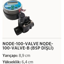 Hunter Node100 Pilli Sulama Kontrol Ünitesi- 1 İstasyonlu Vanali