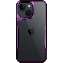 Ilkeshop Newface Apple iPhone Uyumlu 15 Kılıf Boyi Silikon Kapak - Derin Mor