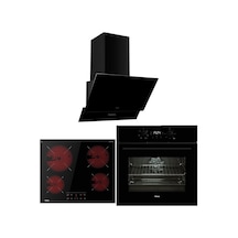 Teka HEB 723 BK - TBC 64010 TTC BK - ATV 60.3 BK Siyah Ankastre Set