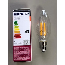 5 Adet Osram Rustik Led Lamba E14 4w 40w 470 Lümen 2700k Sarı