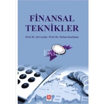 Finansal Teknikler Ali Ceylan Turhan Korkmaz Ekin