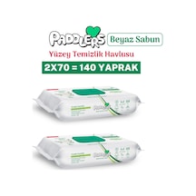 Easy Clean Beyaz Sabun Katkılı Yüzey Temizlik Havlusu 140 Yaprak (2x70) – Yüksek Hijyen