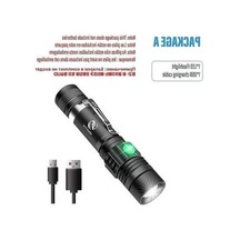 Bloomnest Yüksek Güçlü Led El Feneri, T6 Kamp Meşalesi, 4 Aydınlatma Modu, Su Geçirmez, Macera Kamp El Feneri Asorti Çok Renkli