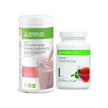 Herbalife Set Mini Ahududu Beyaz Çikolata Shake- 100 Gr Klasik Çay