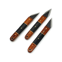 Rox Wood 0056 Luban Ahşap Işaretleme Bıçak Seti 3 Parça