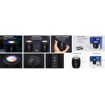 Trax Tbs 888 Bluetooth Hoparlör Rgb Işıklı Tf Kart Destekli Kablosuz Speaker