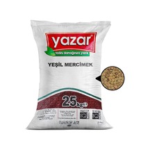Yazar Yozgat Yöresi Yerli Yeşil Mercimek 25 KG