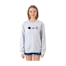 About Blank Tshirthane The Walking Dead Glenn Rhee Symbols Grimelanj Kadın 2ip Sweatshirt P23318s5382, M Acı Kahverengi