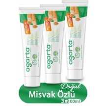 Agarta Doğal Misvak Özlü Diş Macunu 100 ML x 3