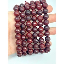 Bileklik Boy Ud Ağacı Ahşap Yarım Dizi 10mm 45278 18cm Uzunluğundadır Çok Renkli