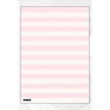 A5 Bloknot Çizgili Defter - 50 Yaprak - Memopad - Notepad - Not Defteri - Not Kağıdı - 3652 Çok Renkli
