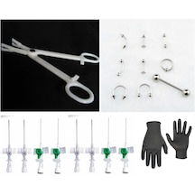 20 Parça Mini Pıercıng Set - Piercing