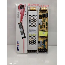 12v-25a-300w-ıp20 Ultra Slim Trafo