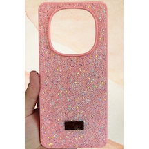 Redmi Note 14 Pro Plus Yıldız Tozu Premium Pembe Silikon Kılıf