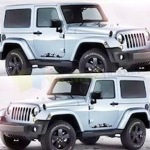 Off Road 4X4 Dağ Oto Sticker Araba Yapıştırma Etiket 2 Ad