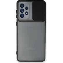 Newface - 232 - Samsung Galaxy Uyumlu A33 5g Kılıf Palm Buzlu Kamera Sürgülü Silikon - Csmo-tex - - Siyah Sıyah