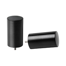Ikea Uddnate Korniş Ucu 35 Mm Siyah