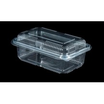 Saray Ambalaj Plastik Sızdırmaz Bombeli Kap 1000Cc (100 Adet) 1000Cc