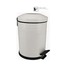 Digithome 16 Lt Soft Close Kapak Çöp Kovası Beyaz 4006b C1-1-163 Beyaz