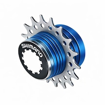 Shımano Single Speed Tek Dişli Kit 15t Mavi
