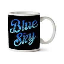 Blue Sky Breaking Bad İki Tarafı Baskılı Kupa Bardak Çok Renkli