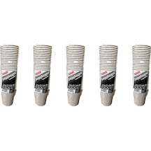 Pappbeger Kulplu Saplı 175 Ml. 6 Oz Kraft Karton Bardak - Gri - 30 Adetlik 5 Paket 5