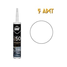 Selsil Poliüretan Mastik Yapıştırıcı Pu50 Beyaz 280 Ml. - 5 Adet Beyaz Beyaz