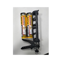 Sgs 2 Adet Sgs Beyaz Silikon 280 Gr + Plastik Silikon Tabancası