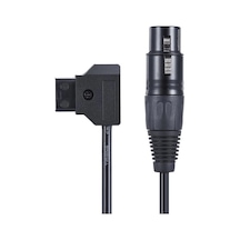 Andoer D4261 D-tap Erkek - Xlr 4-pin Dişi Adaptör Güç Kaynağı Kablosu