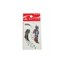 Kuş Tüy Tattoo Dövme Sticker