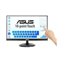 21.5 Asus Vt229h Ips 5ms 60mhz 1xvga 1xhdmı Fhd 1920x1080 Hoparlör Çerçevesiz Düşük Mavi Işık Dokunmatik Ekran Vesa